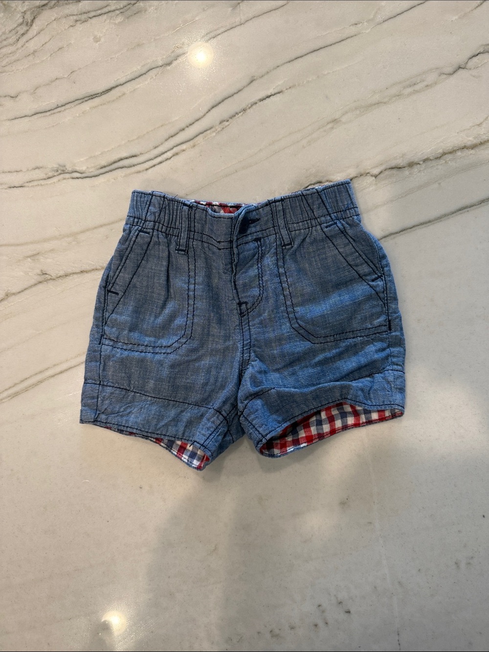 Baby Gap Chambray Blue Shorts